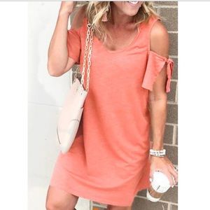 🌸NEW🌸 Cold Shoulder tee dress